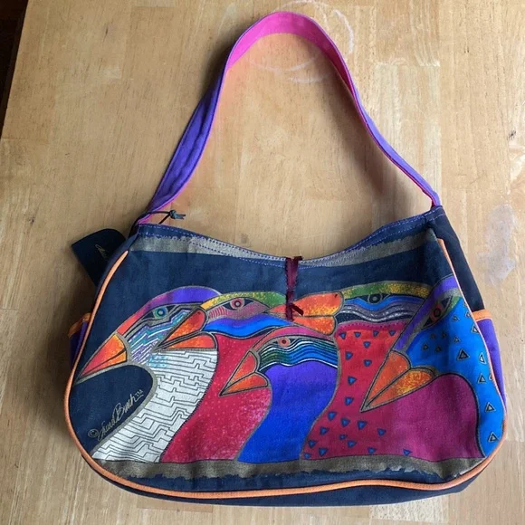 Laurel Burch canvas shoulder bag - Picture 5 of 17